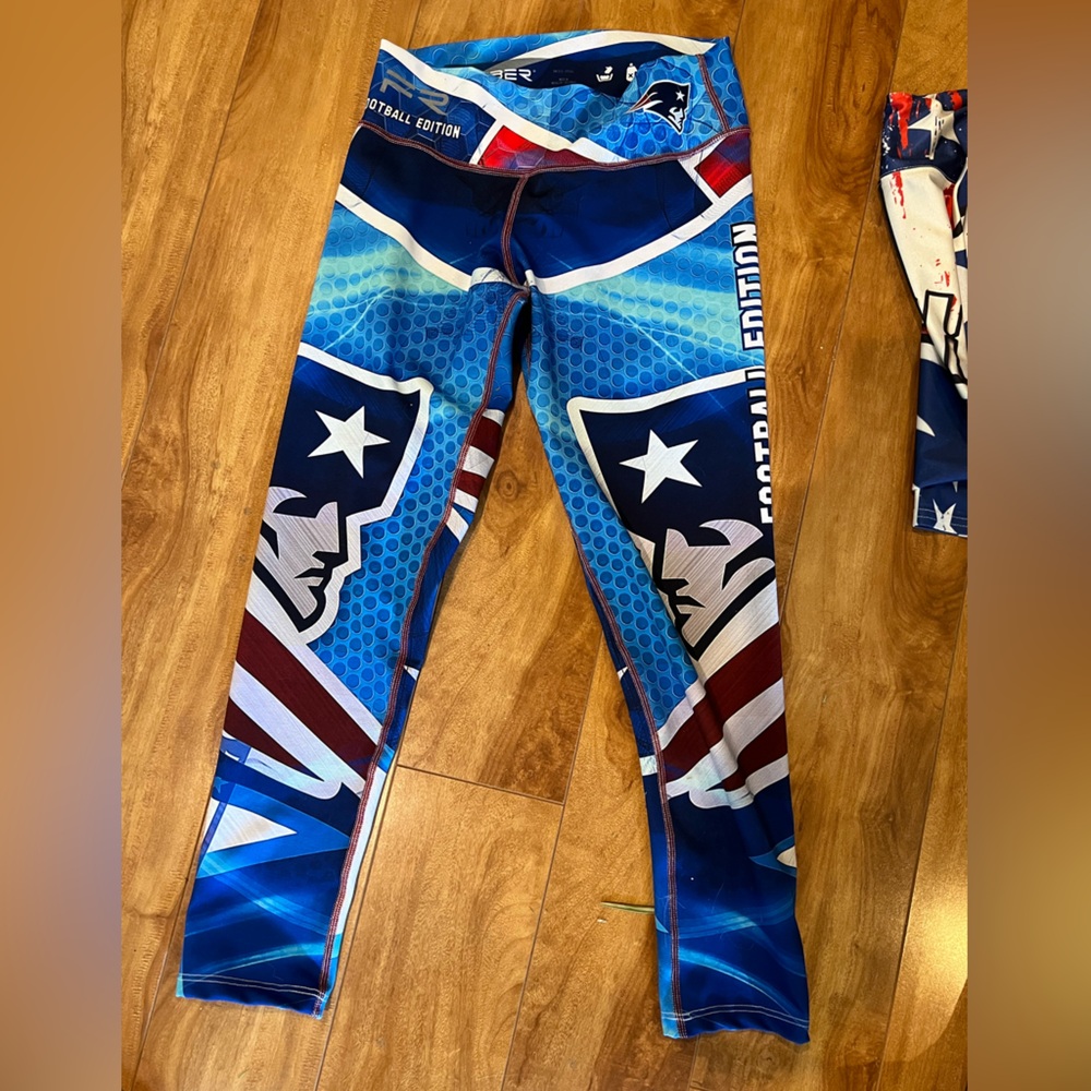 TWO PAIRS Patriots leggings one size fits all
